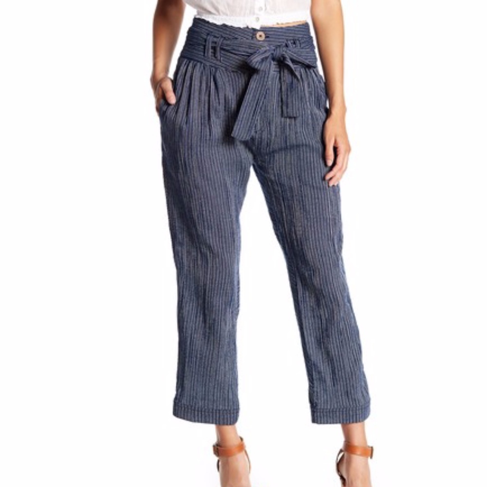 Free People Striped Pants